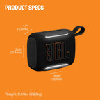 JBL Go 5 - Ultra-portable IP68 waterproof & drop-proof speaker (Blue)