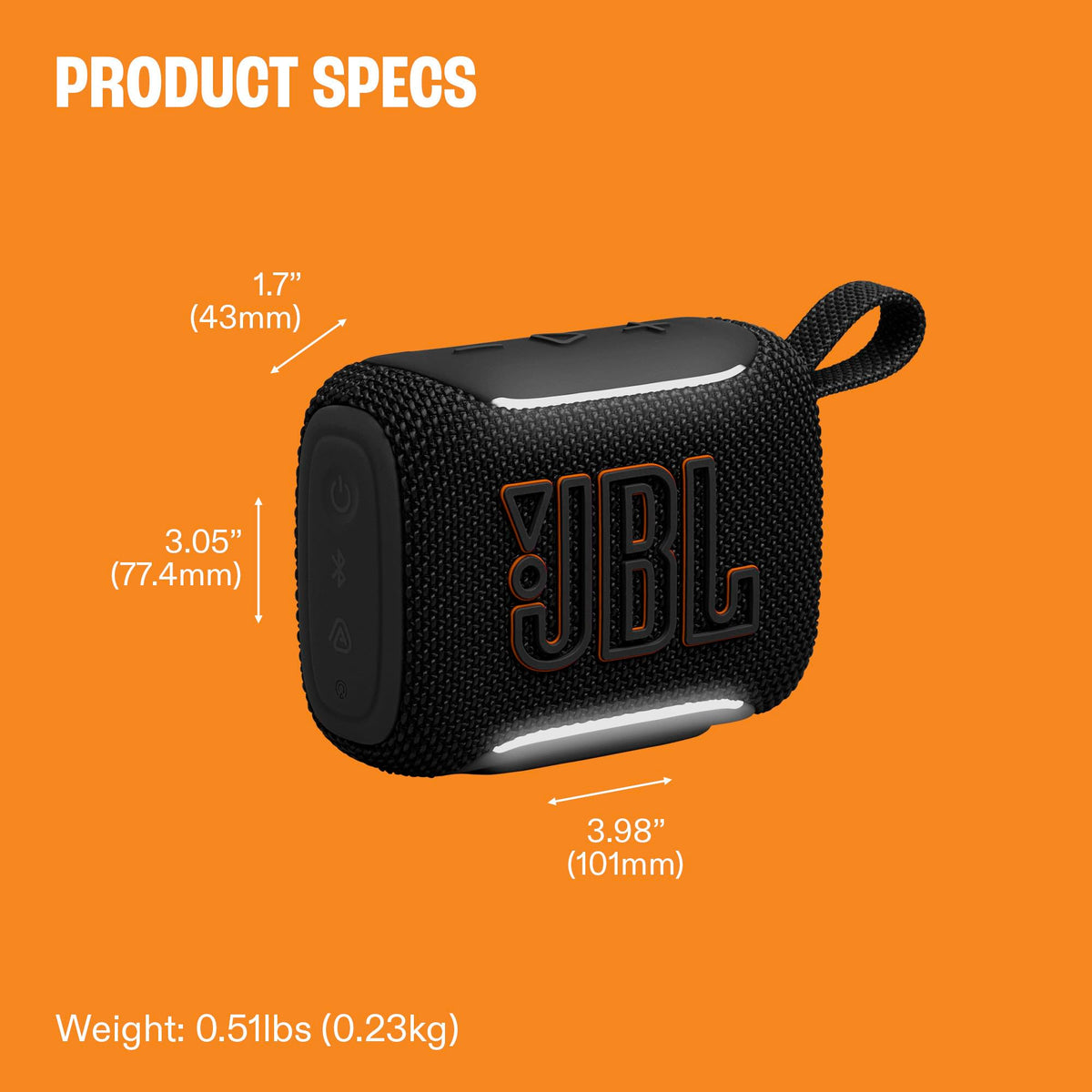 JBL Go 5 - Ultra-portable IP68 waterproof & drop-proof speaker (Blue)
