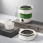 Portable Washing Machine 20L Foldable Mini Washer with Spin Basket, 3 Modes