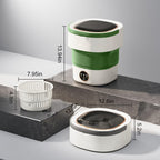Portable Washing Machine 20L Foldable Mini Washer with Spin Basket, 3 Modes