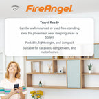 FireAngel FA6812 Digital Carbon Monoxide Detector for Home, 10yr CO Alarm