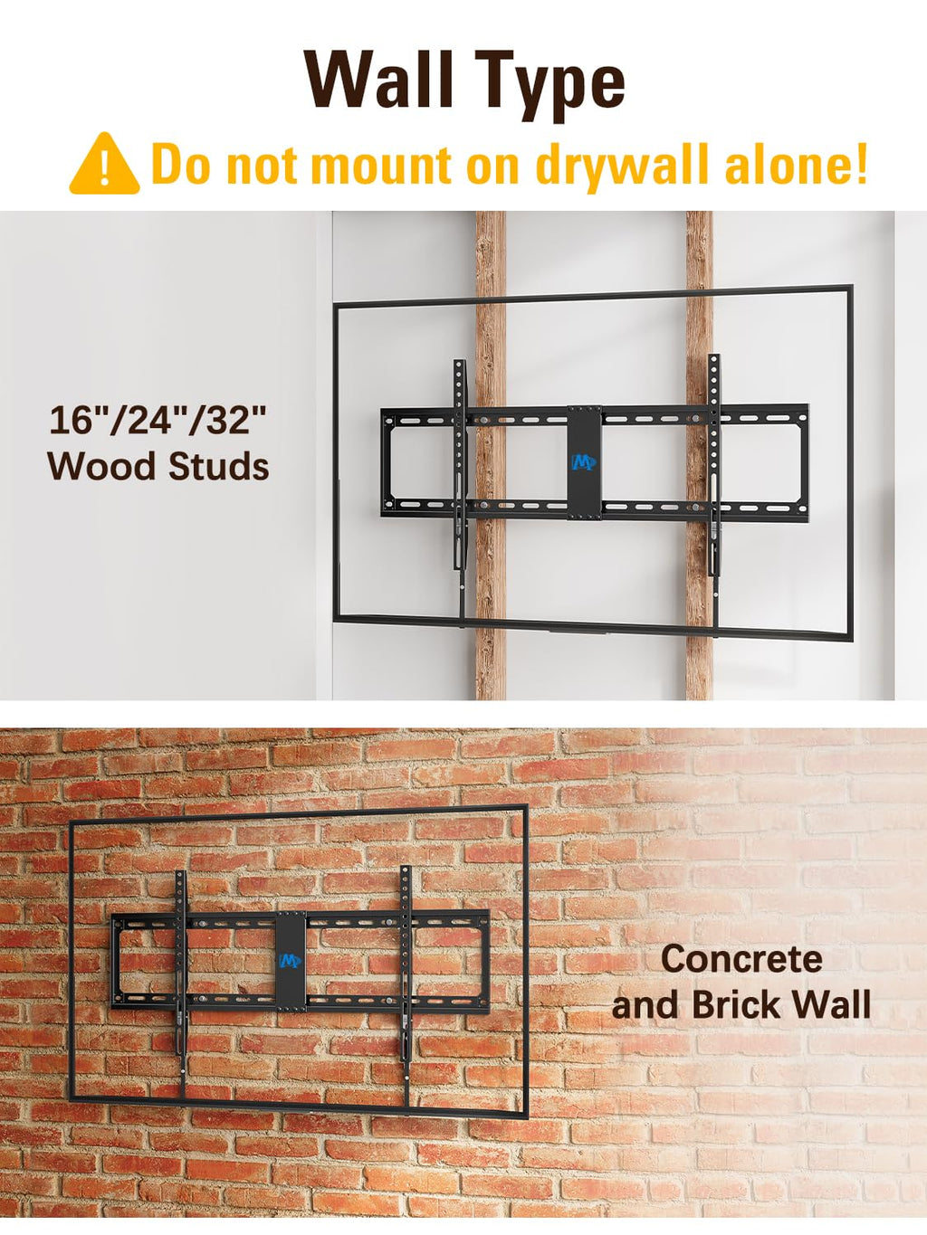 Mounting Dream Fixed TV Wall Mount Bracket for Most 17-42'' Flat Screen TV