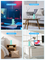 6FT Power Strip Tower with Wireless Charger,Surge Protector with 12 Outlets
