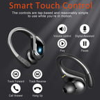 Wireless Earbuds Sports, 75Hrs Bluetooth 5.4 Headphones, Bass Hi-Fi Stereo