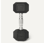 Amazon Basics Rubber Encased Hex Dumbbell Weights Set