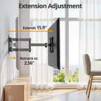 IWORBOARD 24 32 40 42 inch Fixed TV Monitor Wall Mount for 14-42 inch LED LCD Screen,Low Profile Small RV TV Mount, Easy Slim Flat Wall Bracket, Max VESA 200x200mm, 66lbs, Single Stud