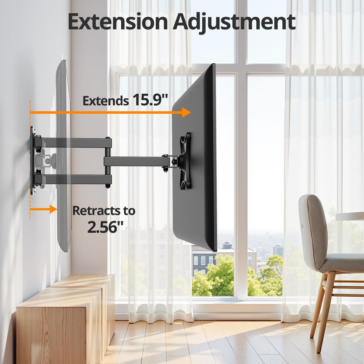 IWORBOARD 24 32 40 42 inch Fixed TV Monitor Wall Mount for 14-42 inch LED LCD Screen,Low Profile Small RV TV Mount, Easy Slim Flat Wall Bracket, Max VESA 200x200mm, 66lbs, Single Stud