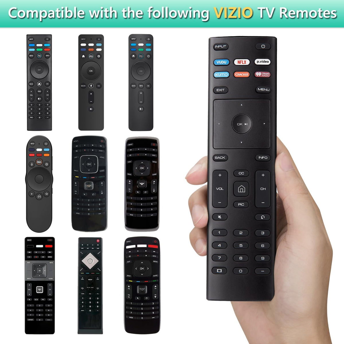Universal for Samsung-TV-Remote-Control Replacement,Compatible with All Samsung Smart Frame Curved QLED TVs