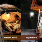 LE Camping Lantern Battery Powered, 1000lm Camping Light, Warm & Cool Lamp