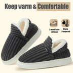 Misolin Slippers Women Clouds Bootie Corduroy Memory Foam Warm House Shoes