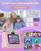 Dylanto Kids Camera Instant Print,1080P Kids Instant Cameras that Print Photos,Christmas Birthday Gifts for Girls Age 3-12,Portable Toy for 3 4 5 6 7 8 9 10 Year Old Girls Boys-Blue