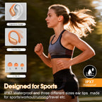 Aptkdoe Wireless Earbuds 75H Bluetooth 5.4 Sport Headphones with Earhooks