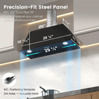 Range Hood Insert 30 inch, 620CFM Built-in Kitchen Hood