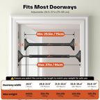 Sportneer Pull Up Bar Doorway Chin Up Bar No Screws