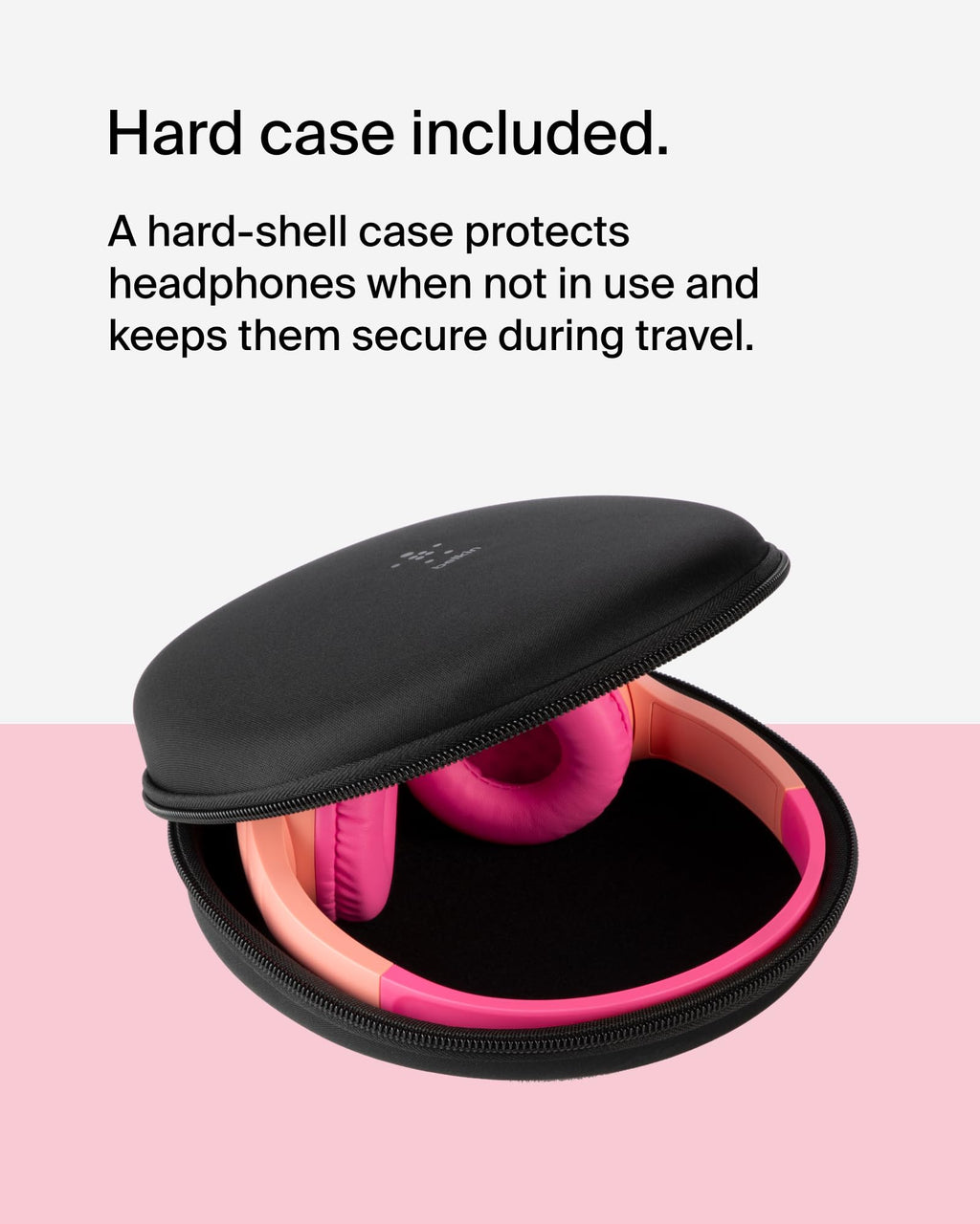 Belkin SoundForm Mini Kids Headphones, Wireless & Wired, 30H Playtime, Case