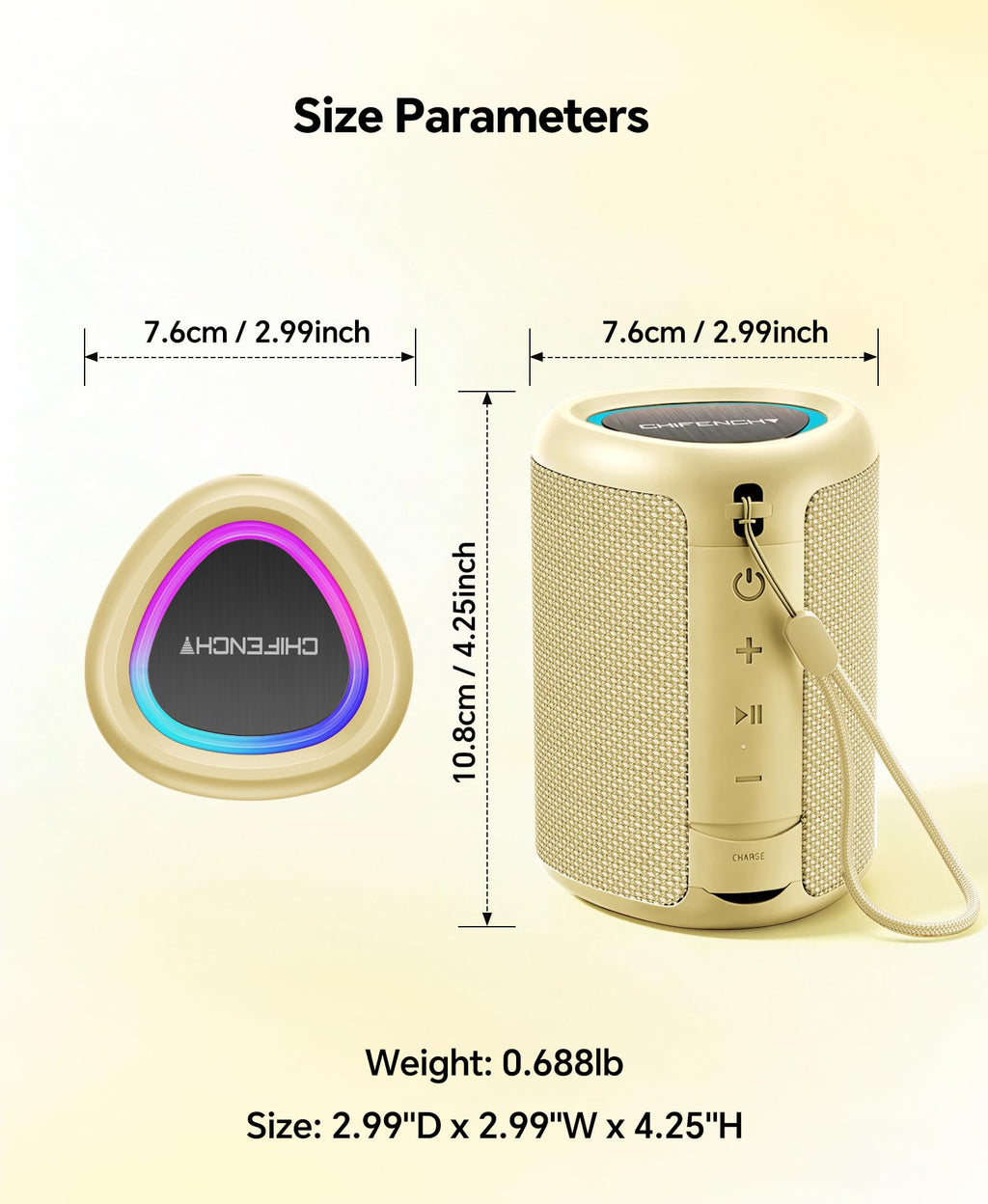 Portable Bluetooth Speaker Gift Ideas: Outdoor Travel Essentials Waterproof