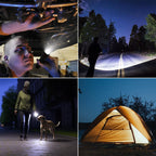 LE LED Torch, LE1000 Powerful Handheld Flashlight, Adjustable Focus, 4 PCs