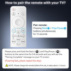 (2 Pack) Cover for Samsung Remote Silicone Protective Case Compatible with Samsung TV Remote Control Cover BN59 Series Glow in The Dark Remote Skin Sleeve