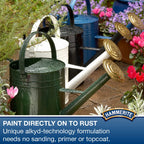 ICI Hammerite 5092824 Direct to Rust Metal Paint - Smooth Red Finish 750ML