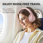 Soundcore by Anker Q20i Headphones with Protective Case, Blue, Bundle