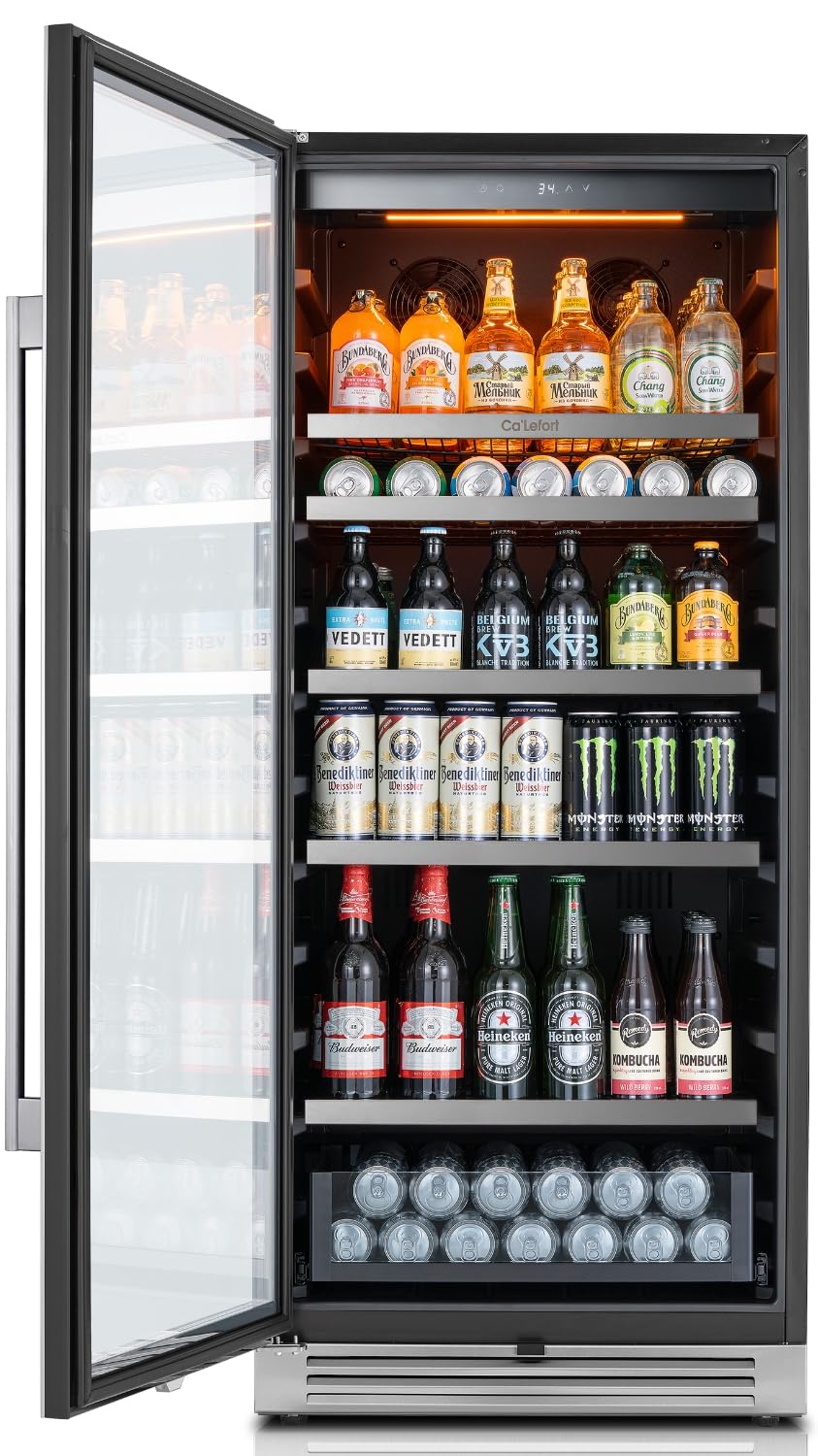 Ca'Lefort 48 Inch Wine & Beverage Refrigerator, 200 Can and 46 Bottle