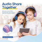 EarFun K1 Kids Headphones Wired with Mic, Volume Limit Headphones for Kids