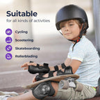 Niftii Bike Helmet & Pads Set for Kids - Cycling Skateboard Ages 3-15