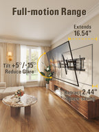 Mounting Dream Full Motion TV Wall Mount for 42-90 Inch TV up to 154lbs