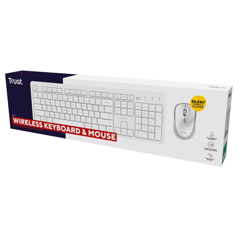 Trust Taro Wired Keyboard and Mouse Set QWERTY UK Layout, Black