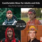 Lepro LED Head Torch 2 Pack with Red Light, Super Bright Headlamp 6 Modes