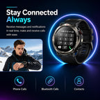 Blackview Military Smart Watch for Men (Answer/Make Calls), 1.45" Fitness Tracker with 100-Day Battery/Flashlight/Compass/Heart Rate/SpO2/Sleep, 150+ Sports IP68 Waterproof Smartwatch for iOS Android