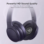 DOQAUS Bluetooth Headphones Over Ear, Headphones Wireless with 90H Playtime