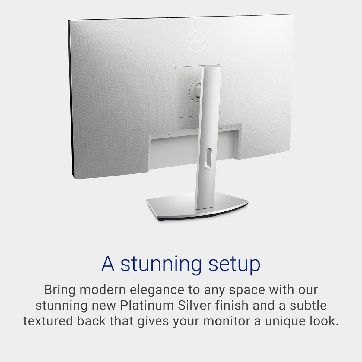 Dell 27 Plus QHD Monitor - S2725DSM - 27-inch QHD (2560x1440) 144Hz 1ms Display, 2 x 3W Speakers, HDMI/DisplayPort 1.4 Connectivity, Height/Tilt/Pivot/Swivel Adjustability, AMD FreeSync - Ash White