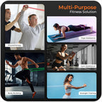 Active 100 Resistance Bands, Set of 5 Different Levels, Exercise Band for Home Gym, Training and Yoga with Carrying Bag