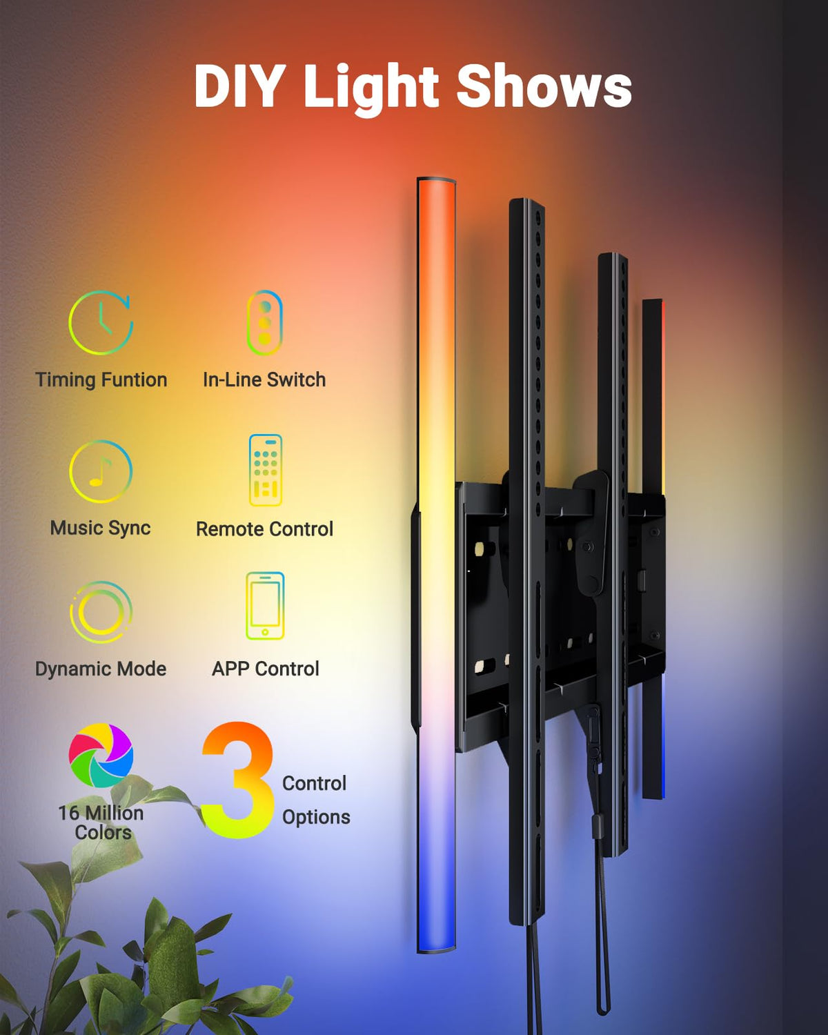 PERLESMITH Tilting TV Wall Mount for 23–60 inch TVs up to 115 lbs