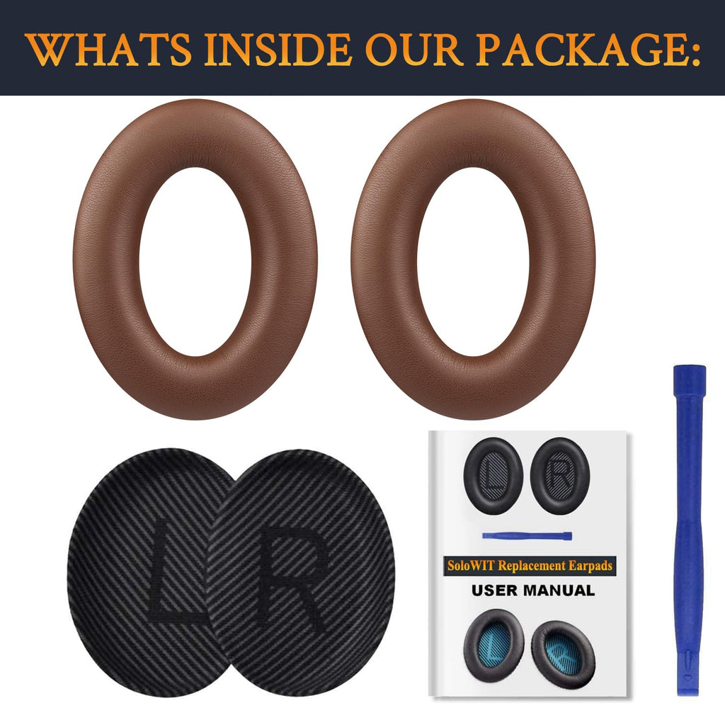 SoloWIT Earpads for Bose QC35 & QC35 ii - Brilliant Blue