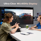 UGREEN USB C Hub, 9 in 1 Ethernet Adapter 4K@60Hz HDMI Docking Station