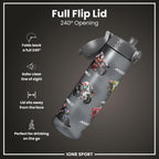 ION8 Leak Proof Water Bottle, 500ml (18oz), Fighter Jets
