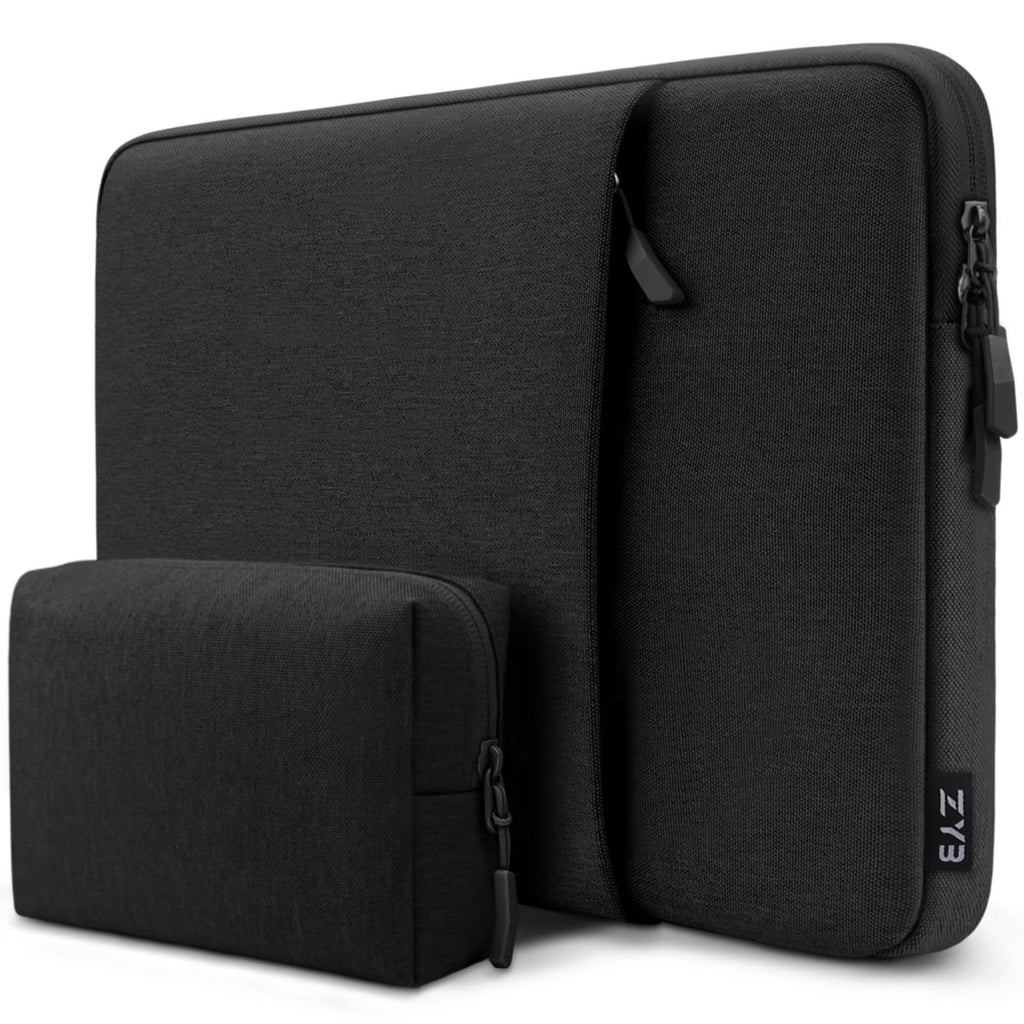 ZYB Laptop Sleeve 14 Inch, Waterproof Shockproof 14 Inch Laptop Case for 14" Notebook Lenovo Thinkpad IdeaPad, MacBook Air 15.3 2026-2023 M5 M4 M3 M2, 14" HP Dell Acer Chromebook Mac Pro 15-Black
