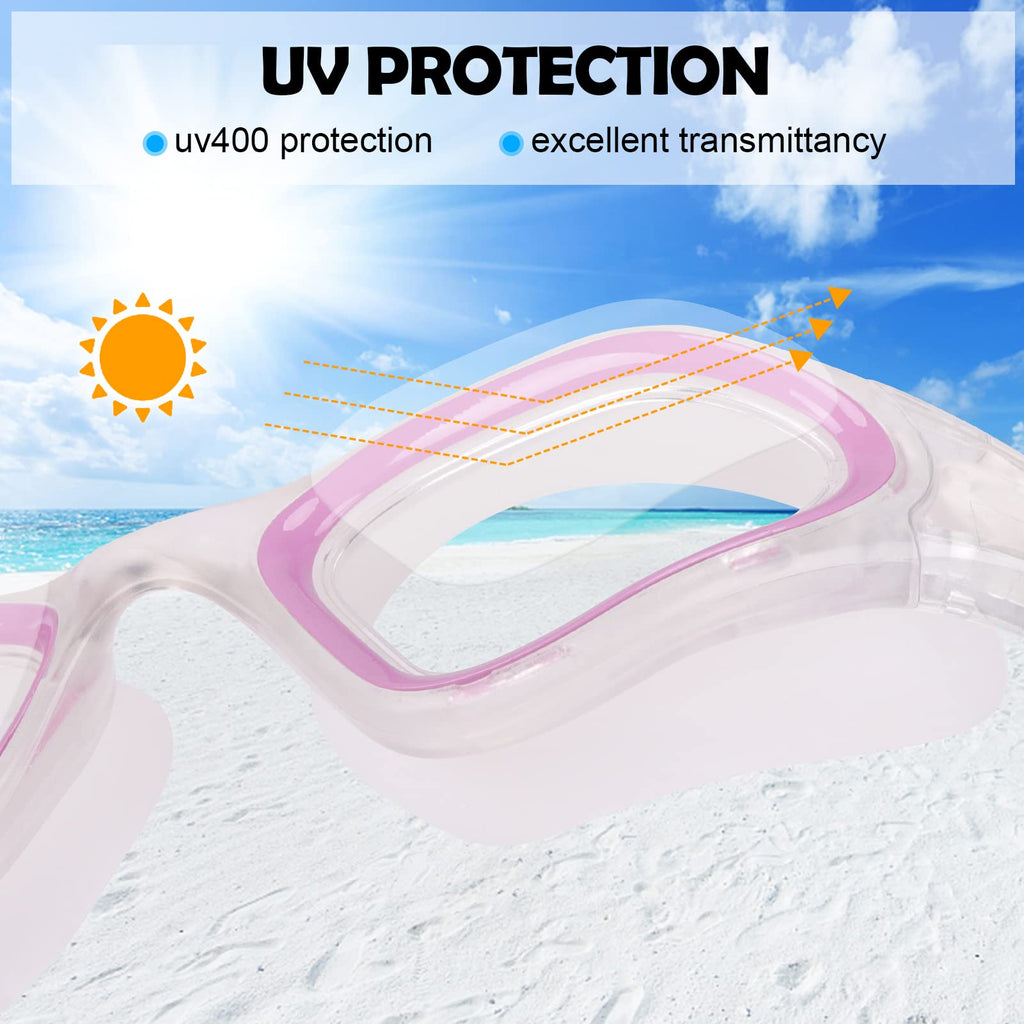 Winline Adult Swimming Goggles,Open Water Goggles Swimming Anti Fog UV Protection No Leakage Clear Vision Easy to Adjust for Adults Men Women Teenagers