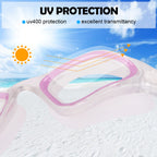 Winline Adult Swimming Goggles,Open Water Goggles Swimming Anti Fog UV Protection No Leakage Clear Vision Easy to Adjust for Adults Men Women Teenagers