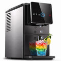 Silonn Countertop Nugget Ice Maker, Self-Dispensing Ice Machine with Auto Drop Ice, Self-Cleaning, 40 lbs/24H Soft Chewable Ice for Home, Kitchen and Parties