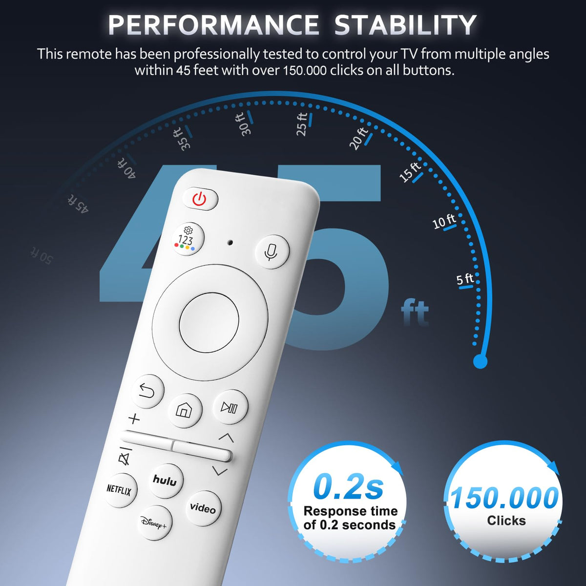 (2 Pack) Cover for Samsung Remote Silicone Protective Case Compatible with Samsung TV Remote Control Cover BN59 Series Glow in The Dark Remote Skin Sleeve