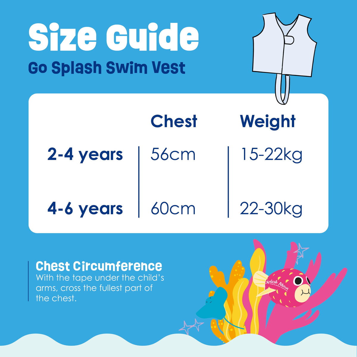 Splash About Go Splash Swim Vest