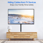 Yecaye TV Cord Hider, 42in Cord Cover Wall Mounted, W1.18in H0.6in, Beige