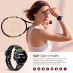 Blackview Military Smart Watch for Men (Answer/Make Calls), 1.45" Fitness Tracker with 100-Day Battery/Flashlight/Compass/Heart Rate/SpO2/Sleep, 150+ Sports IP68 Waterproof Smartwatch for iOS Android