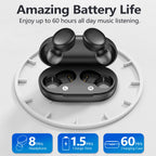 MOZOTER Mini Wireless Earbuds Bluetooth 5.3 in Ear Headphones Headsets