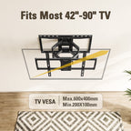 Mounting Dream Full Motion TV Wall Mount for 32-70 Inch TVs up to 110lbs