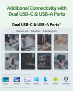 Acer UT300 USB 3.0 Flash Drive 32GB, Memory Pen Stick with Transfer Speeds Up to 150 MB/s, USB Type-C Typc-A Thumb Drive for Phones, Laptops, TVs and Audio Equipment