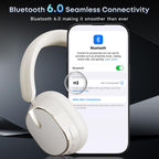 Hybrid Active Noise Cancelling Bluetooth Headphones Wireless Headphones